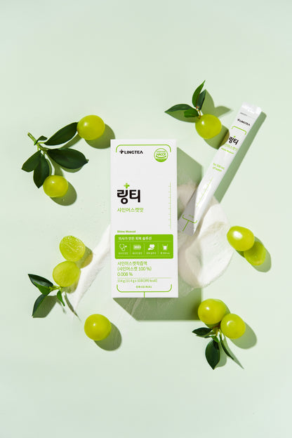 [LINGTEA X 앰버핏] 샤인머스켓 3BOX + (사각 보틀)