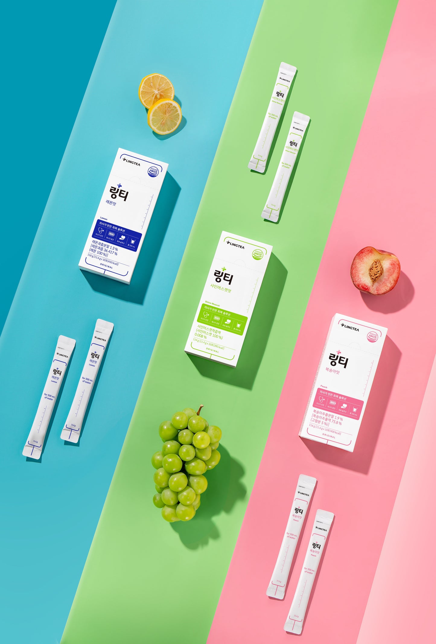 [LINGTEA X 앰버핏] 샤인머스켓 3BOX + (사각 보틀)